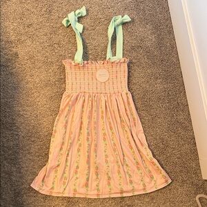 Adorable Pink and Mint Kids Dress